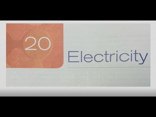 Ch 20 Electricity
