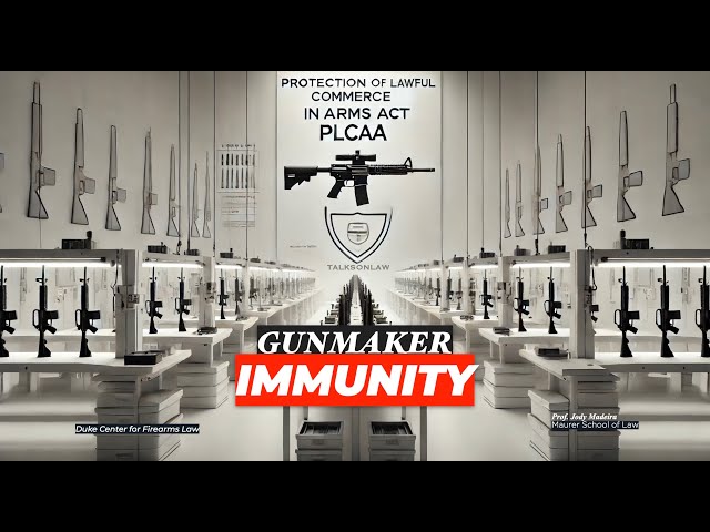 Gun Manufacturer Legal Immunity + Exceptions to PLCAA