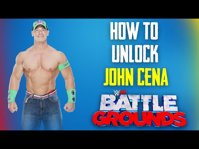 WWE 2K Battleground : How to unlock John Cena