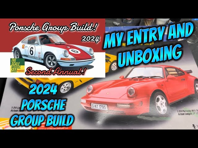 Unboxing a 30 year old model kit for my entry in the 2024 Porsche group build