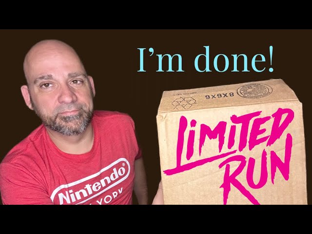 Limited Run Games Sucks!