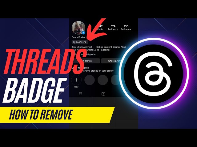 How To Remove The Threads Badge On Your Instagram Profile