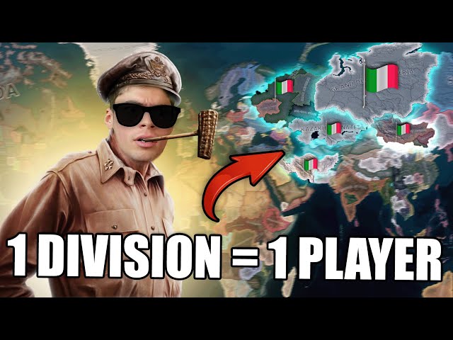 I made each division controlled by ONE PLAYER