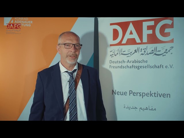 Oliver Wils at the 6th German-Arab Gulf Dialogue in Berlin 1/2
