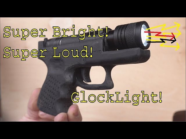 The Glock that shoots Light! (AKA How to get shot in America)