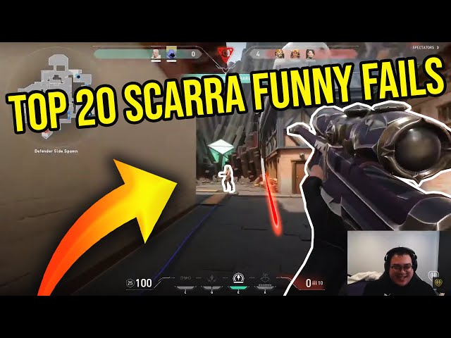 TOP 20 SCARRA FUNNY FAILS - Valorant Daily and Funny Moments Highlights #20