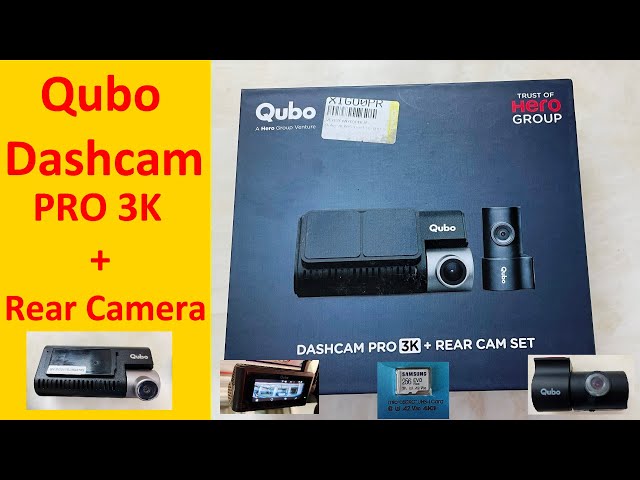 Qubo Dashcam Pro 3K Dual Channel Unboxing, Installation in Tata Safari