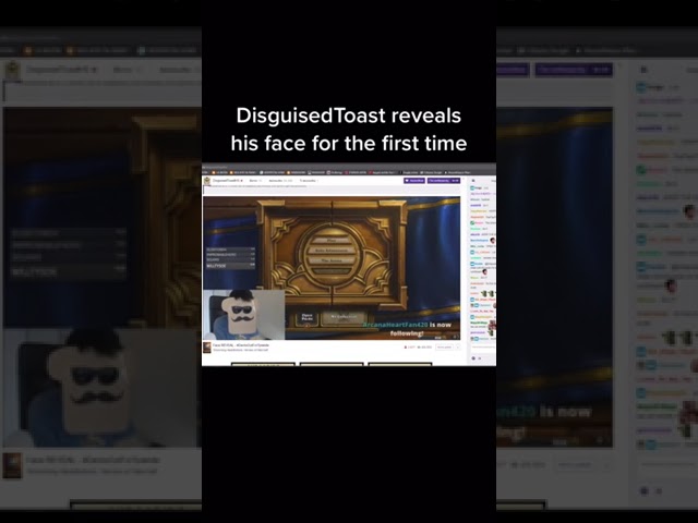 Disguised Toast - Twitch Memories #twitch #twitchstreamer #shorts