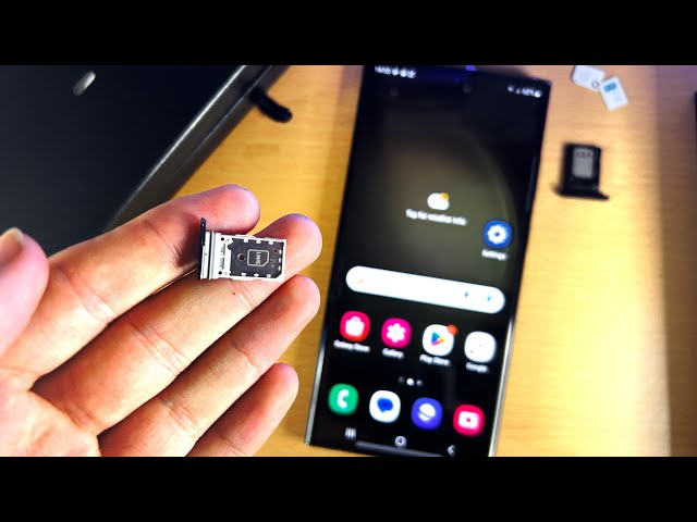 How To Insert SIM Card in Samsung Galaxy S23 Ultra [Dual SIM Slot]