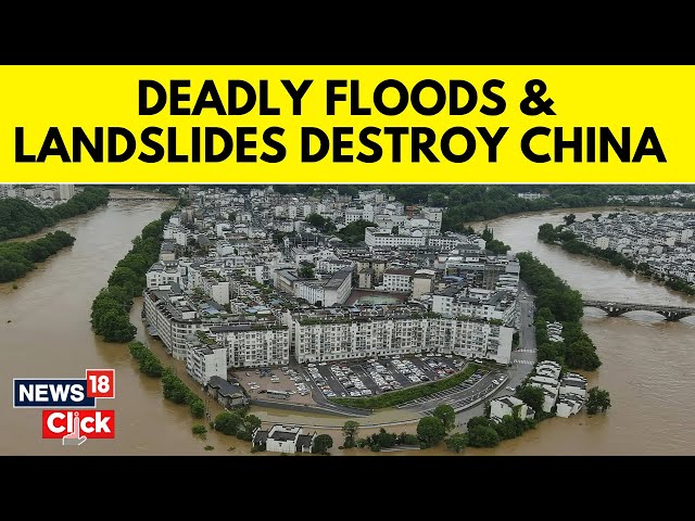 South China Floods Updates | Thousands Evacuated As Floods And Deadly Landslides Hit China | G18V