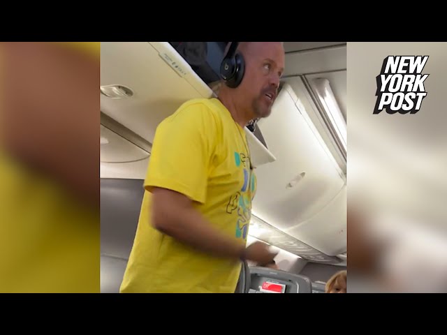 Man allegedly kicked off flight over bag space in the overhead bin