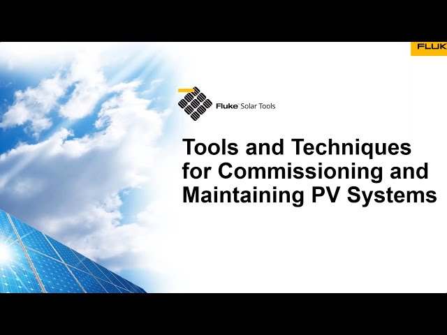 Fluke PV Solar Testing Seminar