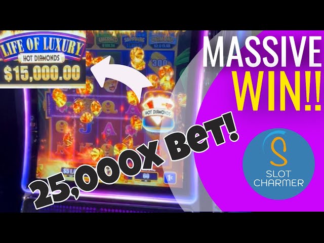 MUST SEE Unbelievable JACKPOT - 25,000x Bet!! Massive Las Vegas Win - .60 into $15,000!
