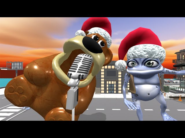 Freddy Fazbear sings meme - Crazy Frog Last Christmas | Animation 360 VR