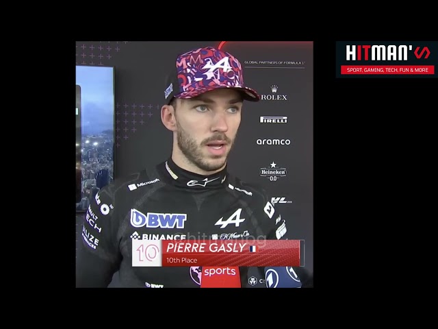Pierre Gasly post race interview | F1 2024 Monaco Grand Prix