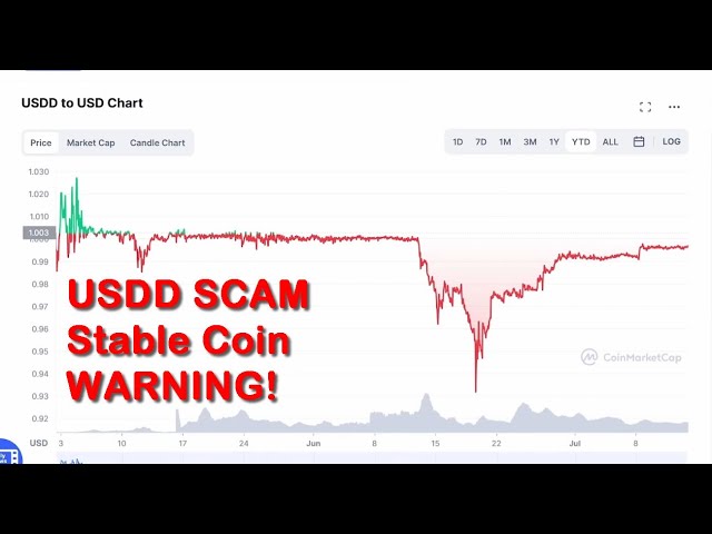 USDD New Ponzi TRON SCAM Stable Coin WARNING - Offering 30% APY Hook to Crypto Suckers