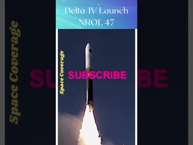 United Launch Alliance Deta IV Medium Launch NROL-47 Jan 12, 2018