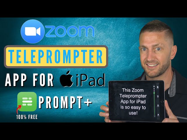 How Use a Script and Teleprompter in Zoom Meetings on iPad | Prompt+ Best Free App