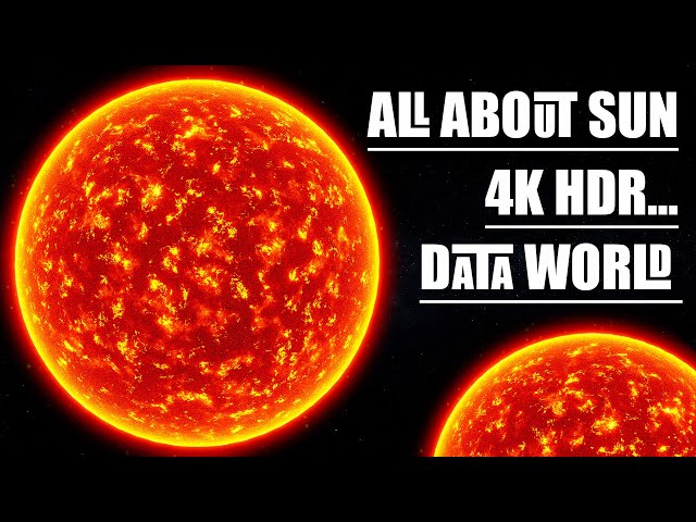 The Sun | Solar System | All About Sun | Data World - 4K HDR
