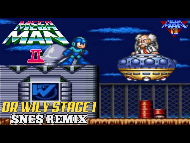 Mega Man 2 - Wily Stage 1 - 2(Mega Man 7 SNES Remix) 🎵