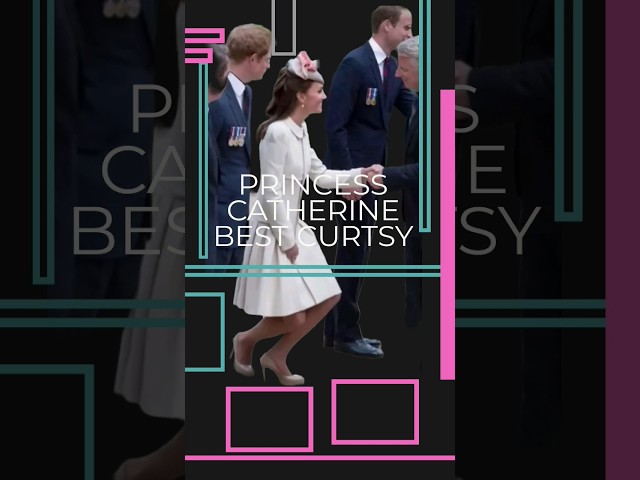 KATE MIDDLETON BEST CURTSY. PRINCESS CATHERINE WHAT'S GOING ON HERE? 🤷🤣