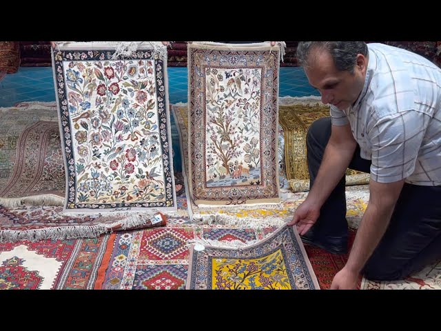 Buying super expensive silk carpets in Iran (Isfahan)