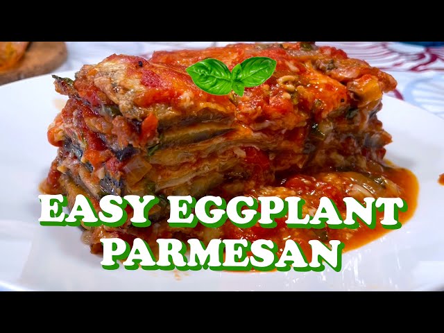 How to Make EASY Eggplant Parmesan 🍆
