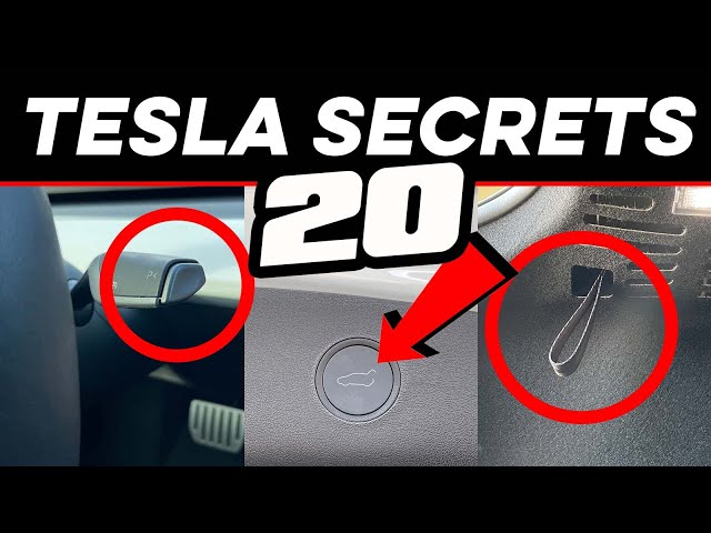 20 Tesla Hidden Features You'll Actually Care About