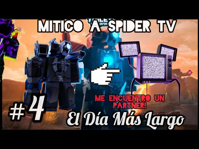 MITICO a Spider TV Día #4 || Rozando la spider tv! (Toilet Tower Defense) ||Roblox|| TheAbsolute