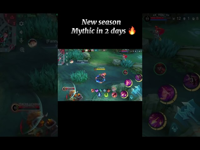 Mythic in 2 days with 95% winrate 😱 #mlbb #hayabusa #mobilelegends #shorts #shortsfeed #viral #fyp