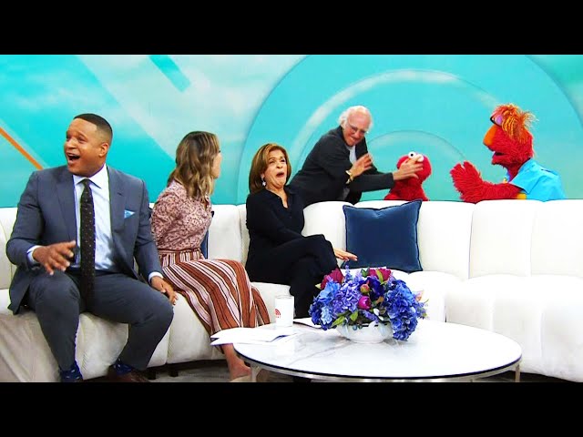 Larry David Attacks Elmo on Live TV