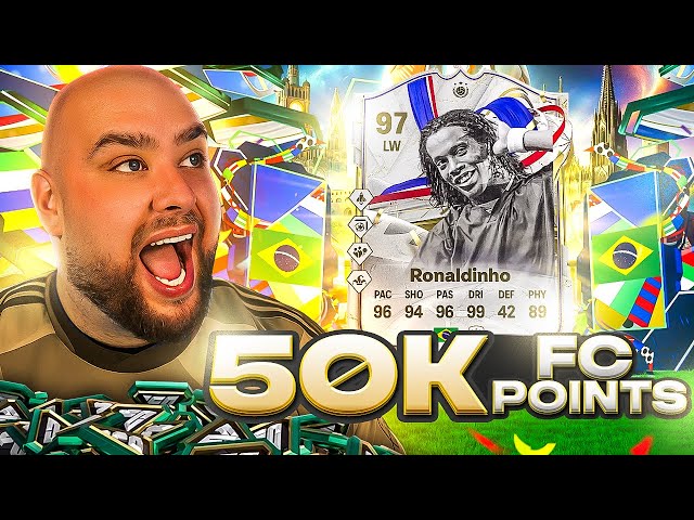 50K FC Points Decide My Team w/ 98 GREATS OF THE GAME RONALDINHO