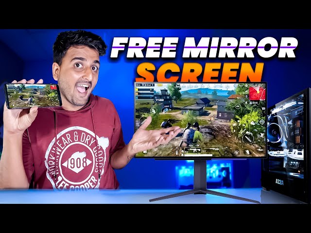 How To Mirror Your Mobile Screen & Use Mobile  webcam In Pc No delay 100% Free By @EXPOSUREEE