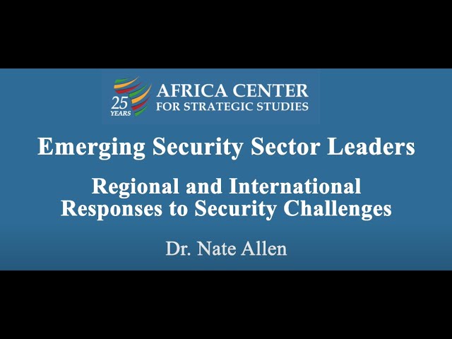 Regional and International Responses to Security Challenges - Nate Allen