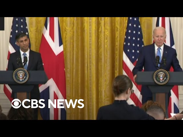 Biden and Sunak announce new U.S.-U.K. economic partnership