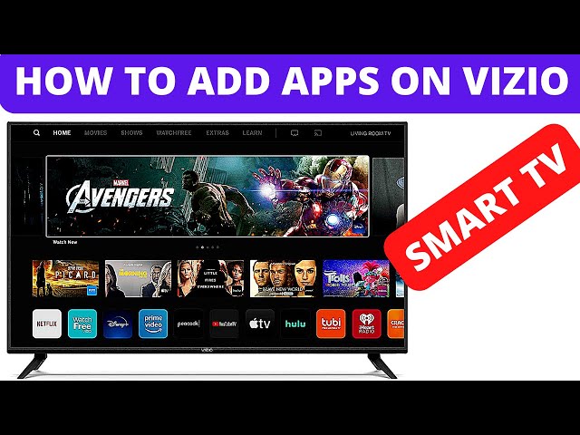 HOW TO ADD APPS TO VIZIO SMART TV,  INSTALL APPS ON VIZIO  TV