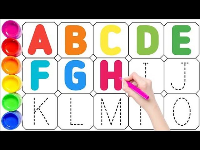 a for apple b for ball | abcd rhymes | abc learning for toddlers | alphabets | coloring | abc song