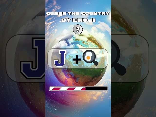 Can You Guess the Country by Emoji? Quiz Series № 5  #quiz #ai