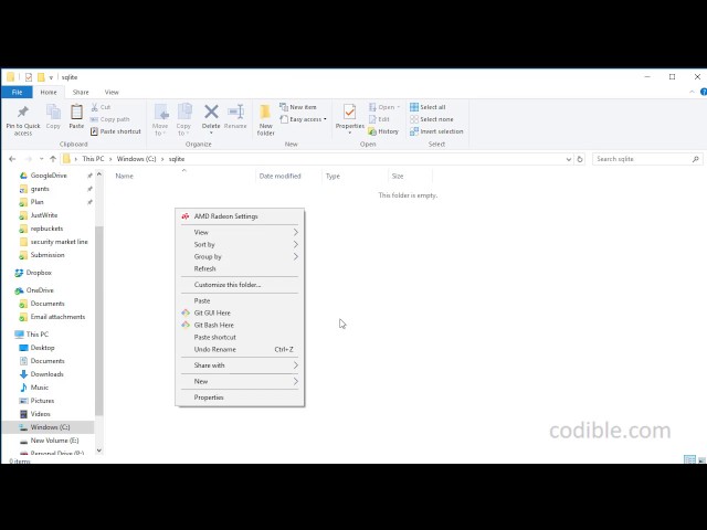 Codible SQLite video 1: How to install sqlite (SQLite3) on windows 10