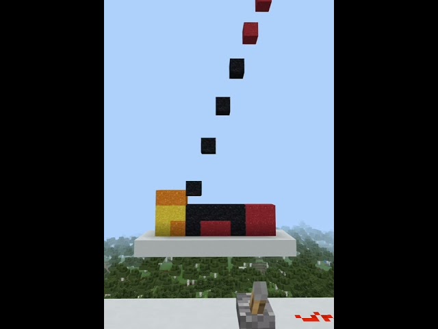 *satisfying* Minecraft Falling Pixel Art Prestonplayz! |#shorts