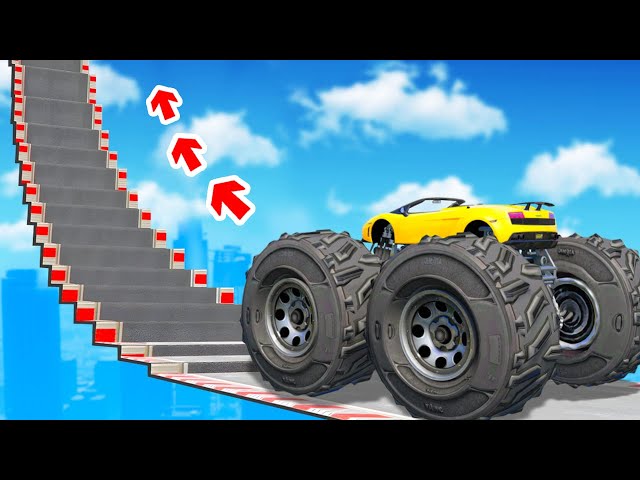 Which VEHICLE CLIMBS over the HIGHEST OBSTACLE in GTA 5?