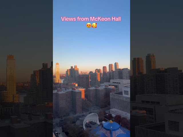 The most stunning view from McKeon 😍🏙️—#NYC #Skyline #Views #Fall
