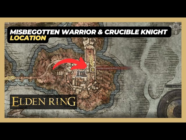 Misbegotten Warrior & Crucible Knight (Caelid) Boss Location - Elden Ring