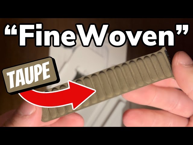 Apple Watch FineWoven Magnetic Link in Taupe | Unboxing & Review