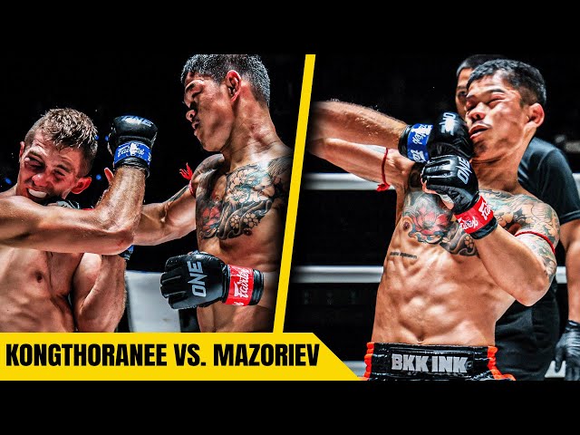 Muay Thai Beatdown 😤 Kongthoranee vs. Sharif Mazoriev | Full Fight
