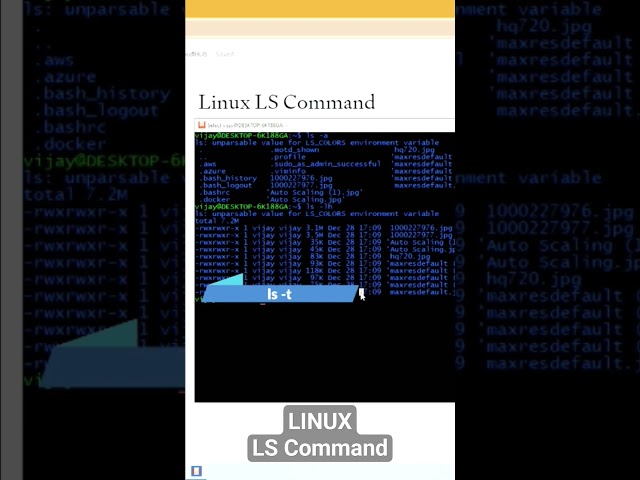 Linux LS Command #linux #lscommand