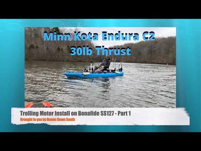 Minn Kota Trolling Motor Install on Bonafide SS127 Kayak - Part 1