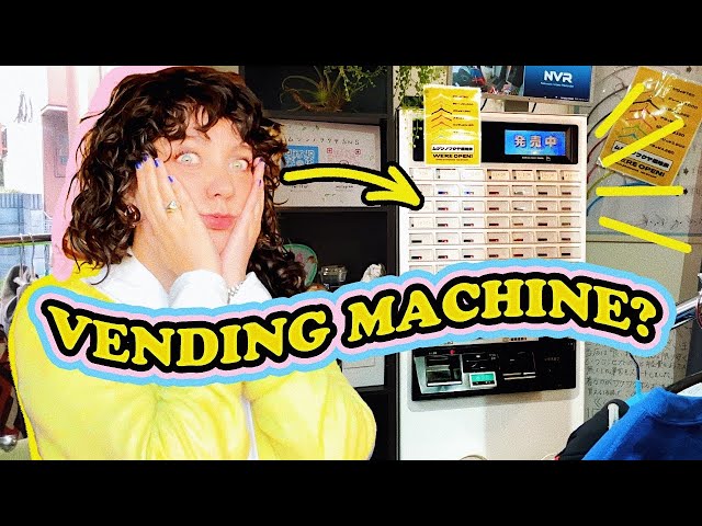 This Japanse thrift store is run by a VENDING MACHINE 👀 How to thrift in Tokyo