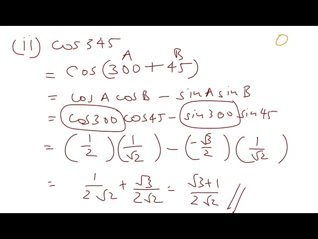Fyisc Mathematics l Compound Angle l Ex 5a l OPM l Session 1