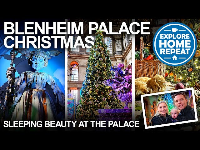 Blenheim Palace Christmas | Sleeping Beauty House Event | Full Tour & Review | UK Travel Vlog